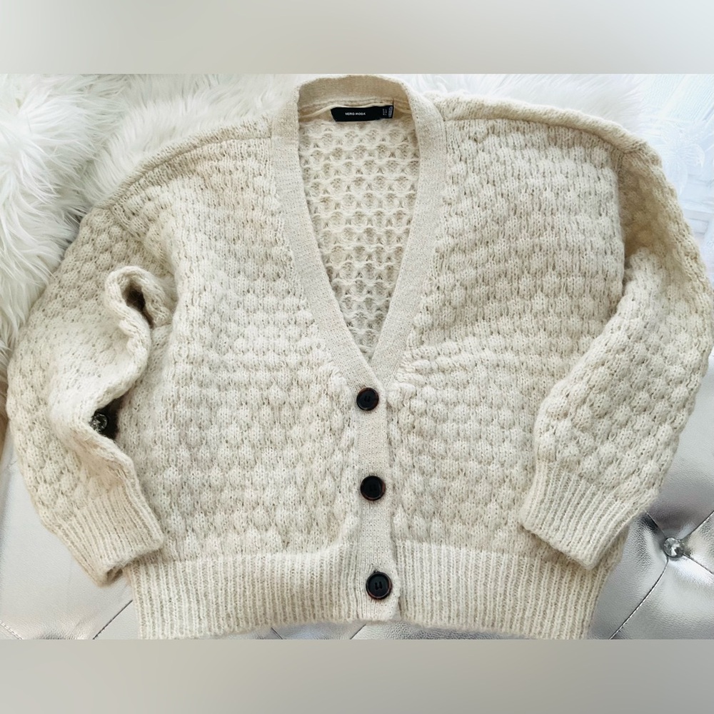 🛑🛑🛑VERO moda POINTELLE cardigan - Picture 5 of 9